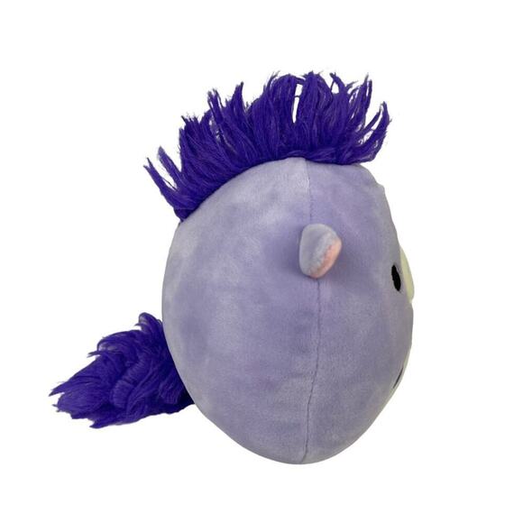 Squishmallows Kellytoy Purple Meadow the Spring Horse Spotted Farm Stuffed Pony - Picture 9 of 11